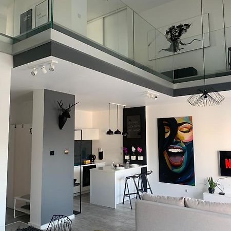 Two-Levels Penthouse With A Garden In The City Center Lägenhet Łódź Exteriör bild