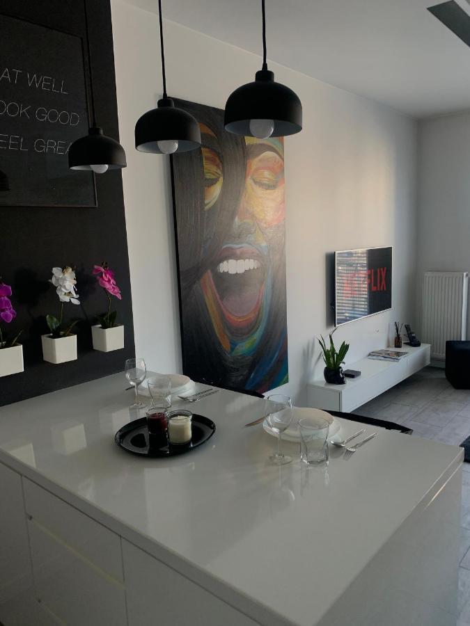 Two-Levels Penthouse With A Garden In The City Center Lägenhet Łódź Exteriör bild